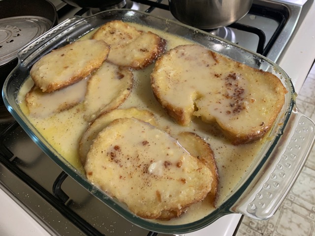 Bandeja de torrijas