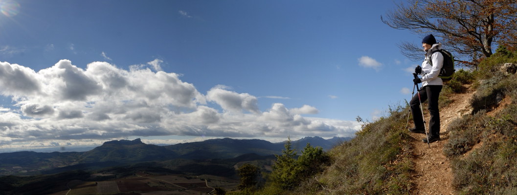 Panormica bajando a San Romn