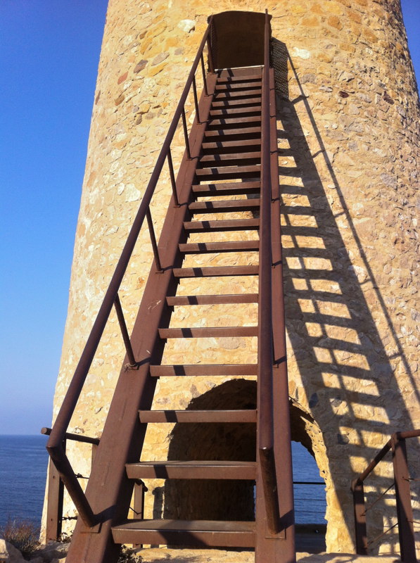 La escalera de la torre del Pirulico