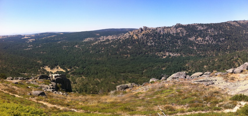 Pea Blanca desde camino propuesto