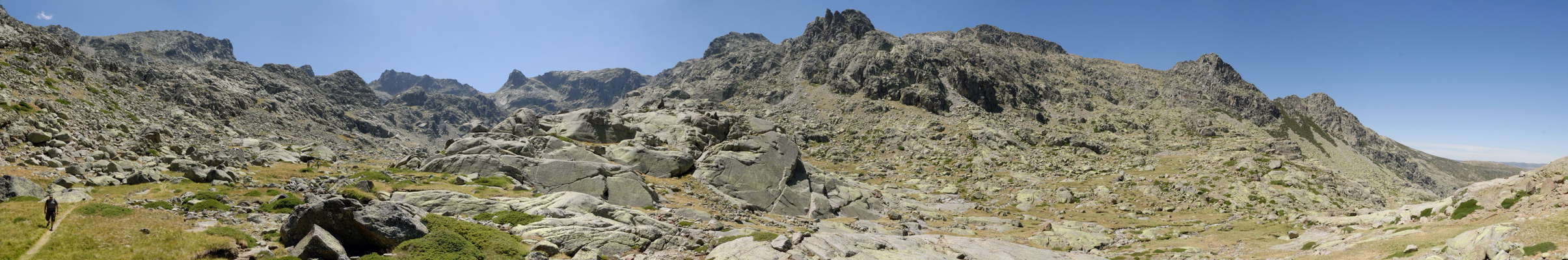 Panormica tras el descenso a la Garganta