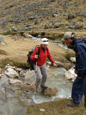 Cruzando el arroyo