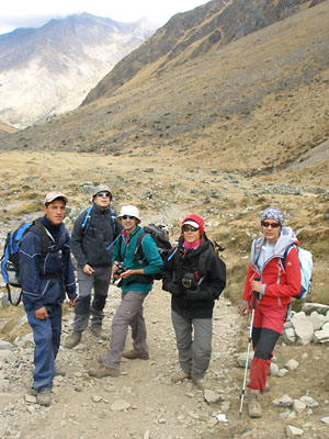 El gua: Carlos, Enrique, Juanma, Amparo y Puri