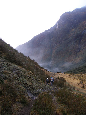 El valle de bajada