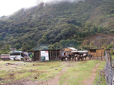 El campamento de la segunda noche