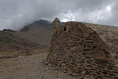 El refugio vivac de La Caldera