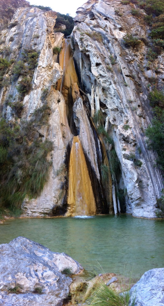 Cascada de los rboles petrificados