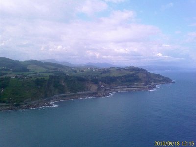 La costa hacia Zumaia