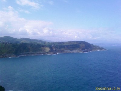 La costa hacia Zumaia