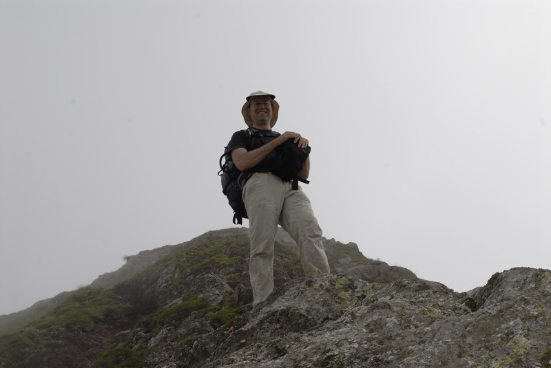 Escorzo en la ascensin