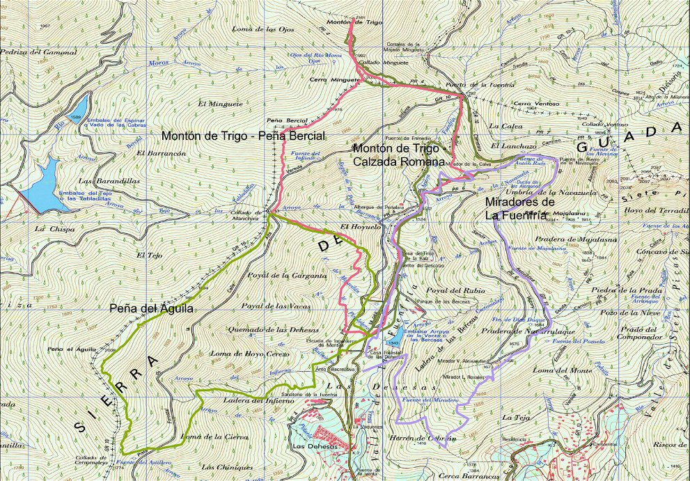 rutas en cercedilla