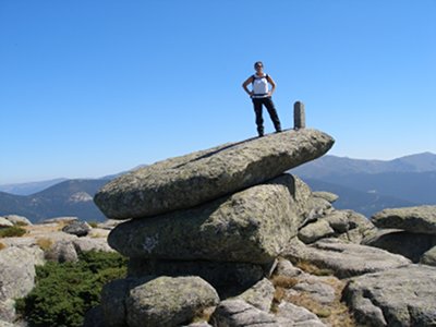 En la cima de La Peota