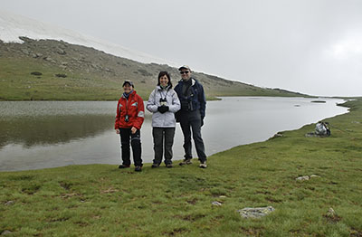 Autorretrato ante la laguna de los pjaros