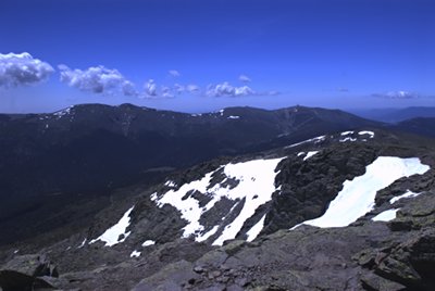 La Cuerda Larga tras los neveros de Peñalara