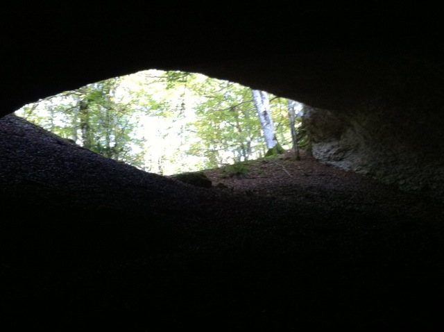 El exterior de la cueva